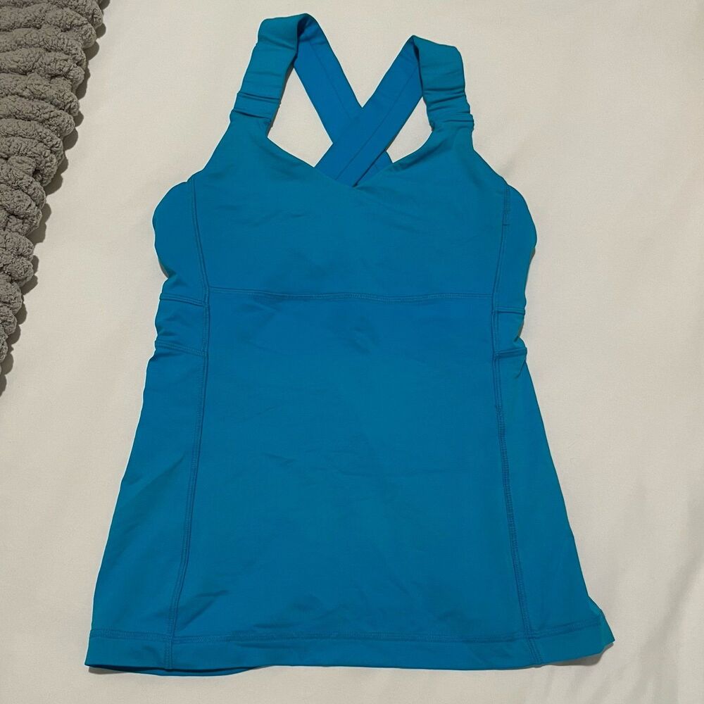Lululemon Push Your Limits Tank Top - Teal - size 6